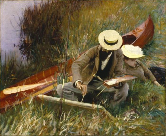 John Singer Sargent An Out of Doors Study oil painting picture